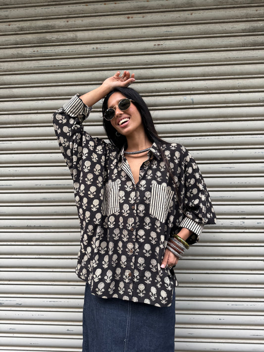 Charcoal Cotton Shirt