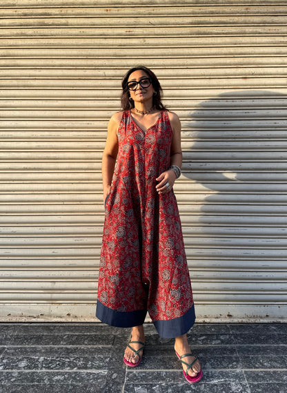 Mitti Ajrakh Suhaani Jumpsuit