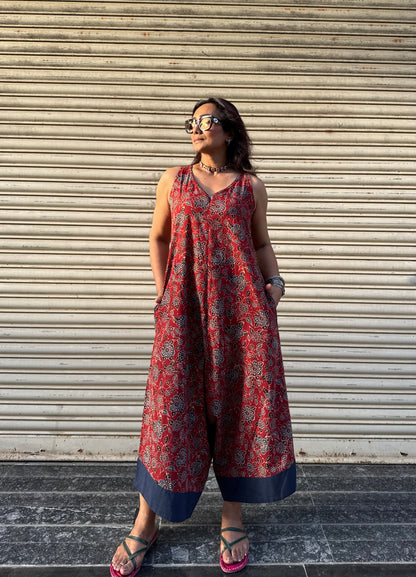 Mitti Ajrakh Suhaani Jumpsuit