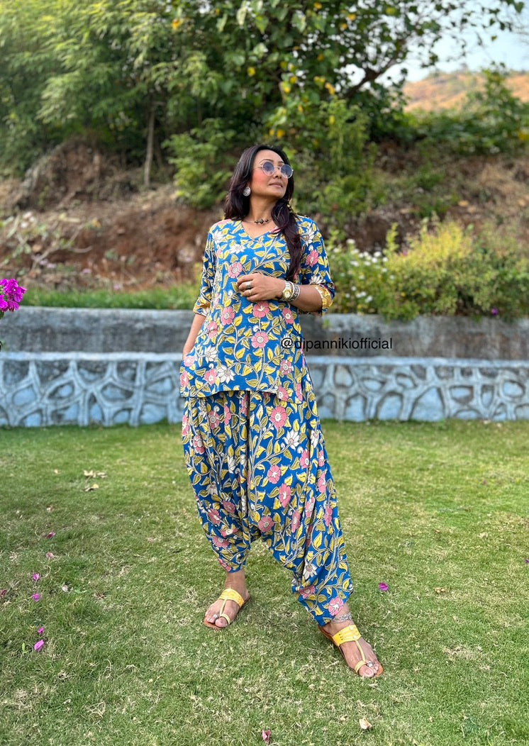 Sky Gulabo Harem co-ord set