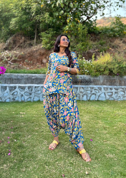 Sky Gulabo Harem co-ord set