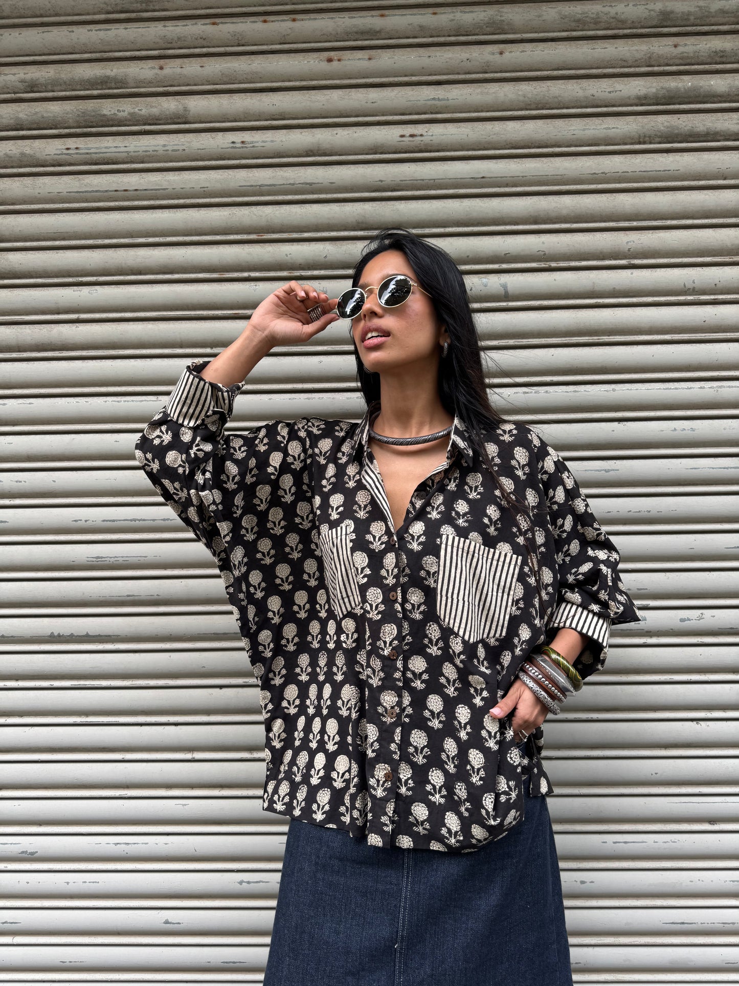 Charcoal Cotton Shirt