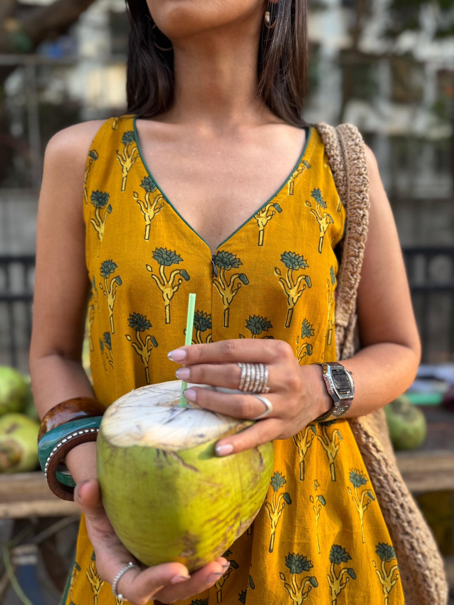 Kesar Ajrakh Suhaani Jumpsuit