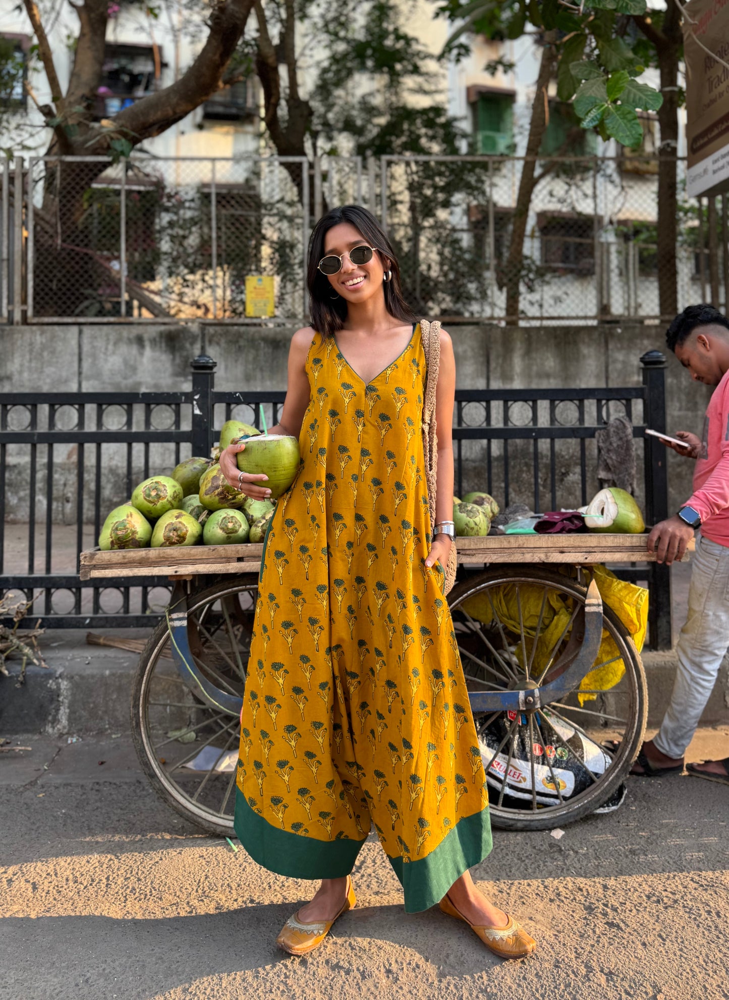 Kesar Ajrakh Suhaani Jumpsuit