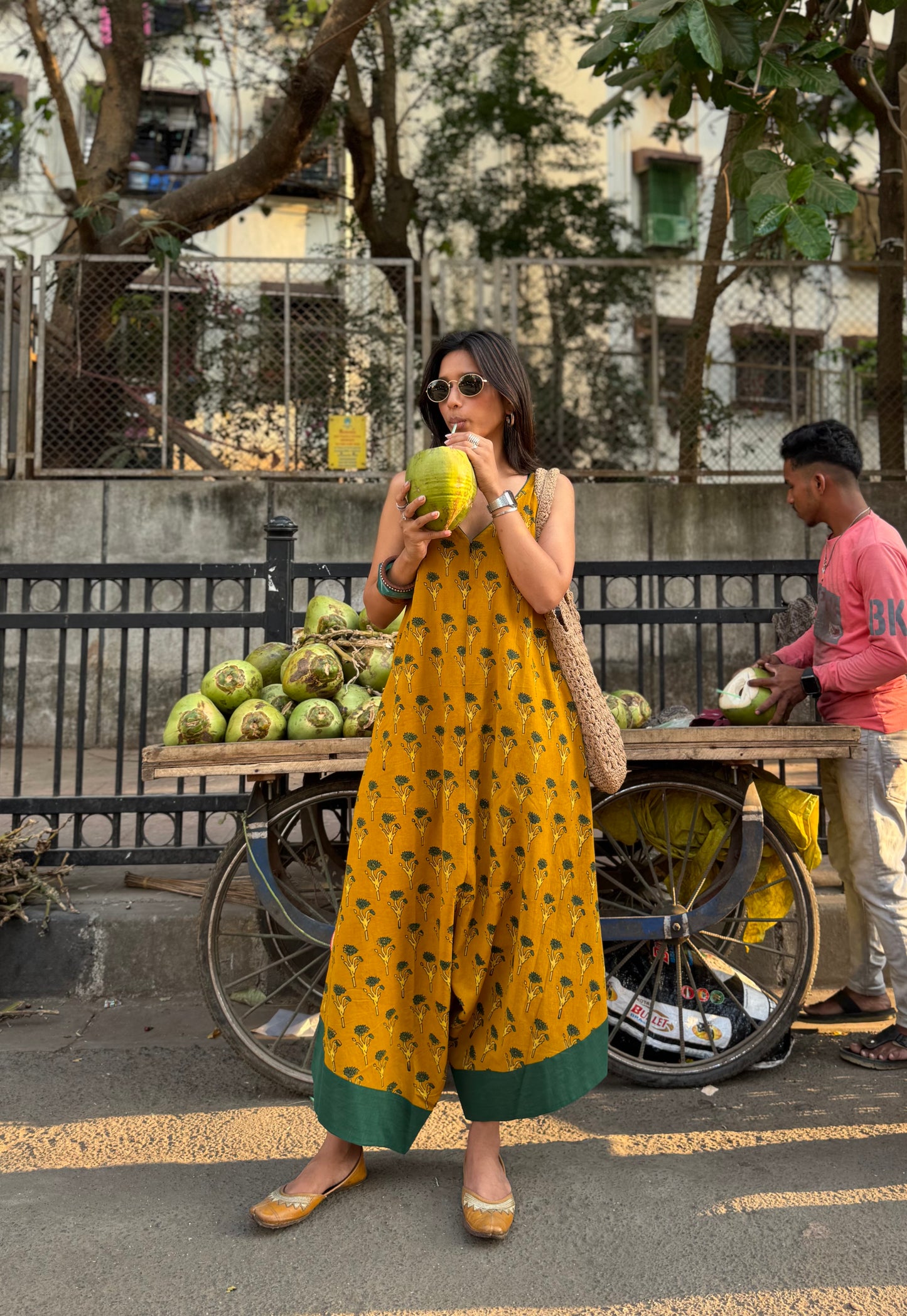Kesar Ajrakh Suhaani Jumpsuit