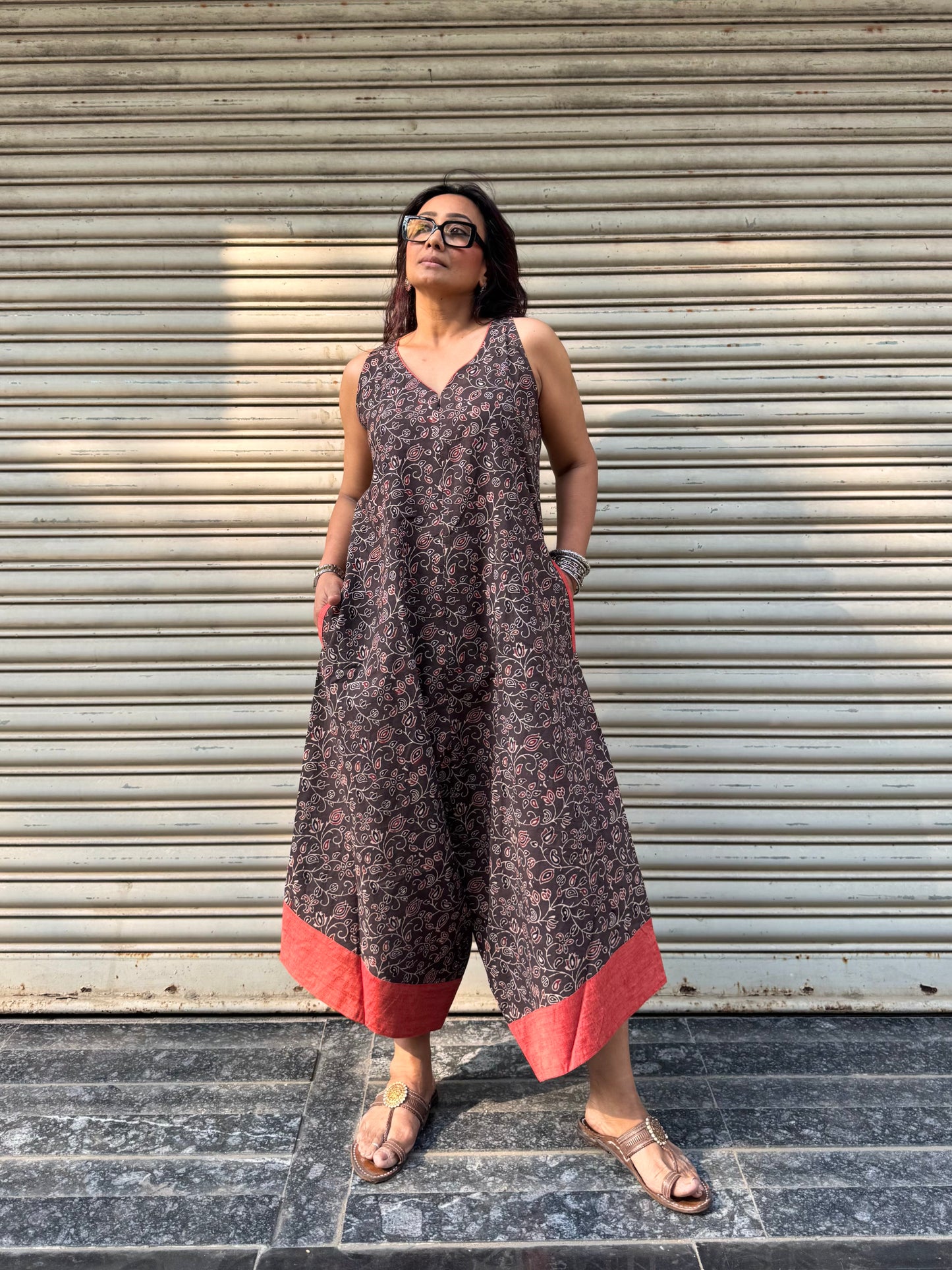 Cocoa Ajrakh Suhaani Jumpsuit