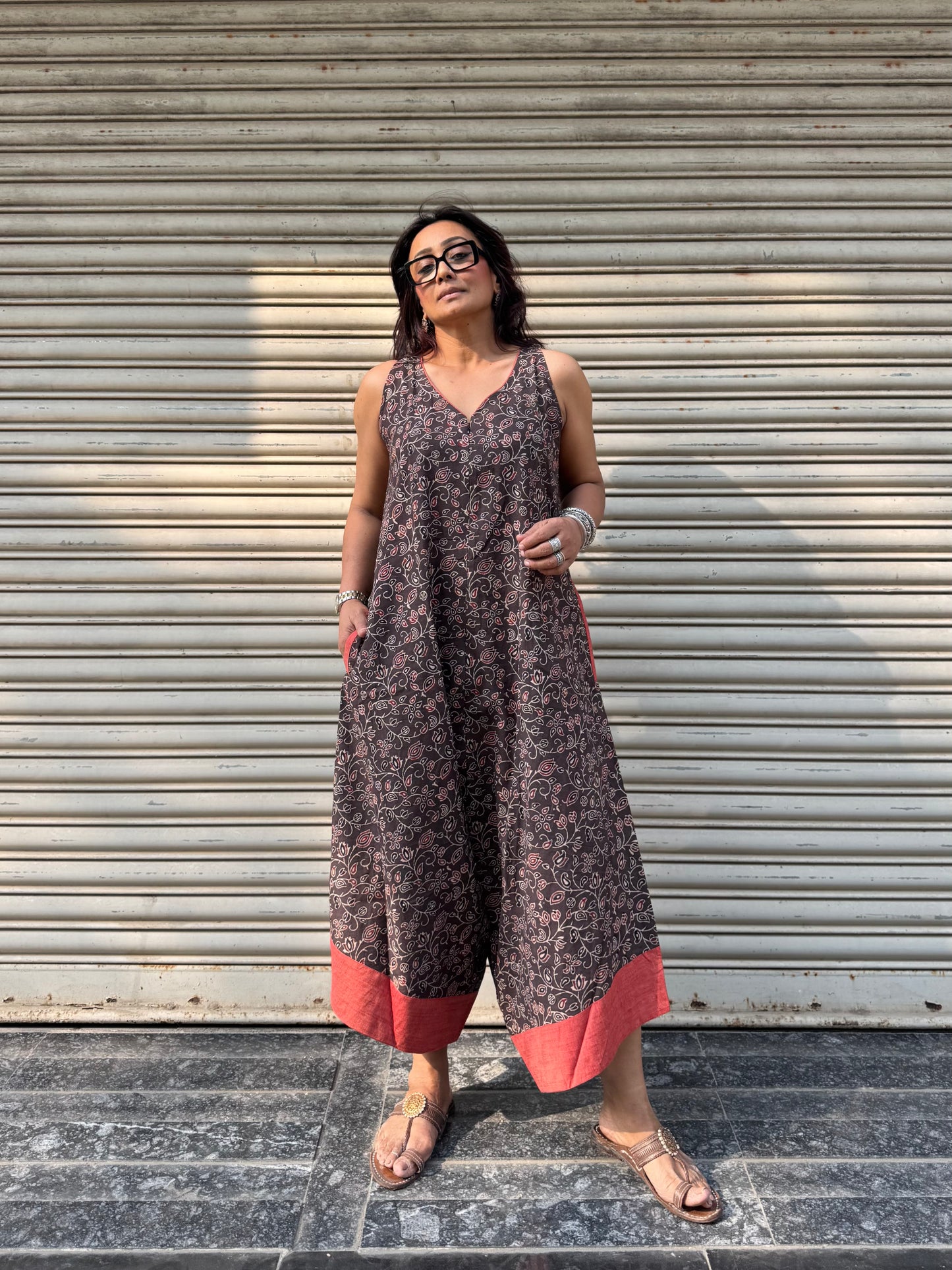 Cocoa Ajrakh Suhaani Jumpsuit