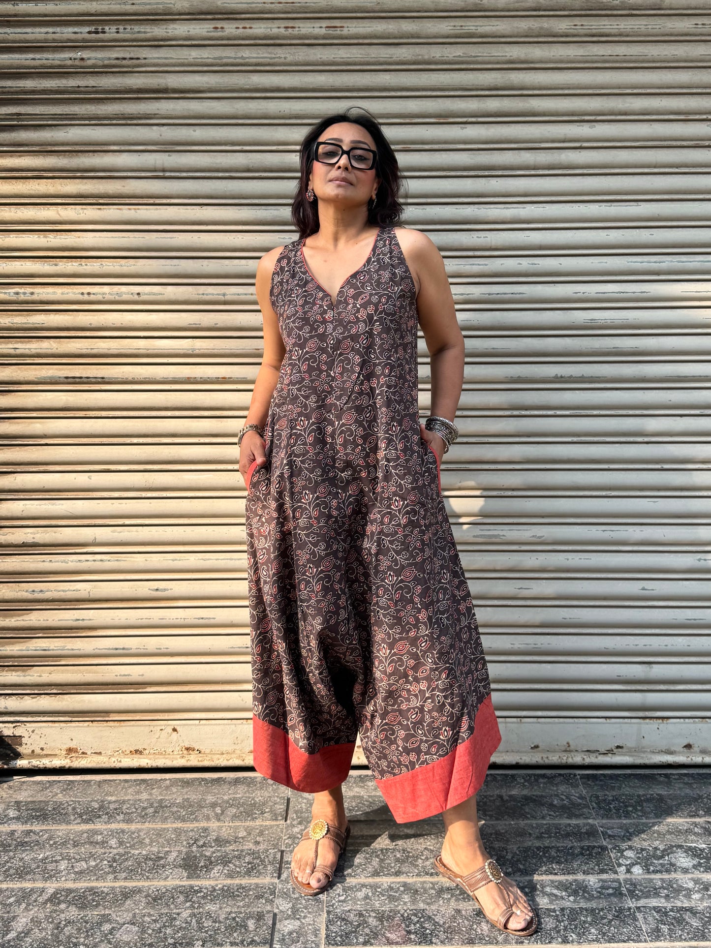 Cocoa Ajrakh Suhaani Jumpsuit