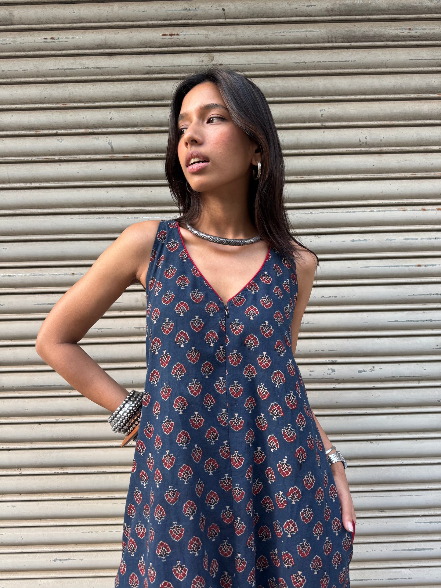 Indu Ajrakh Suhaani Jumpsuit