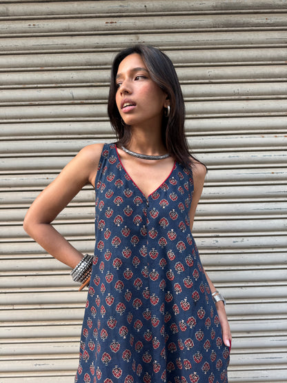 Indu Ajrakh Suhaani Jumpsuit