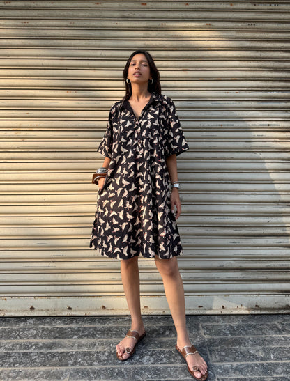 Chidiya Cotton Dress