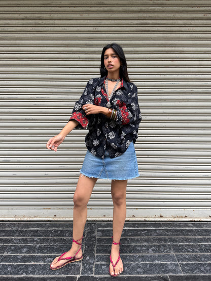 Noir Cotton Shirt