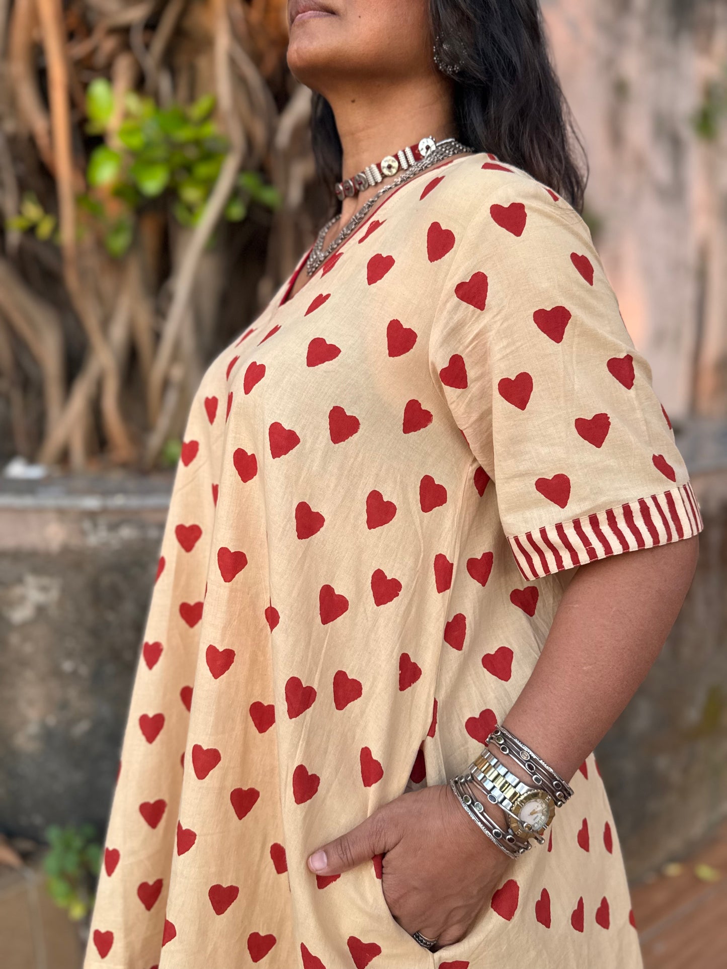 Ruby Cotton Co-ord with Afghani Pants