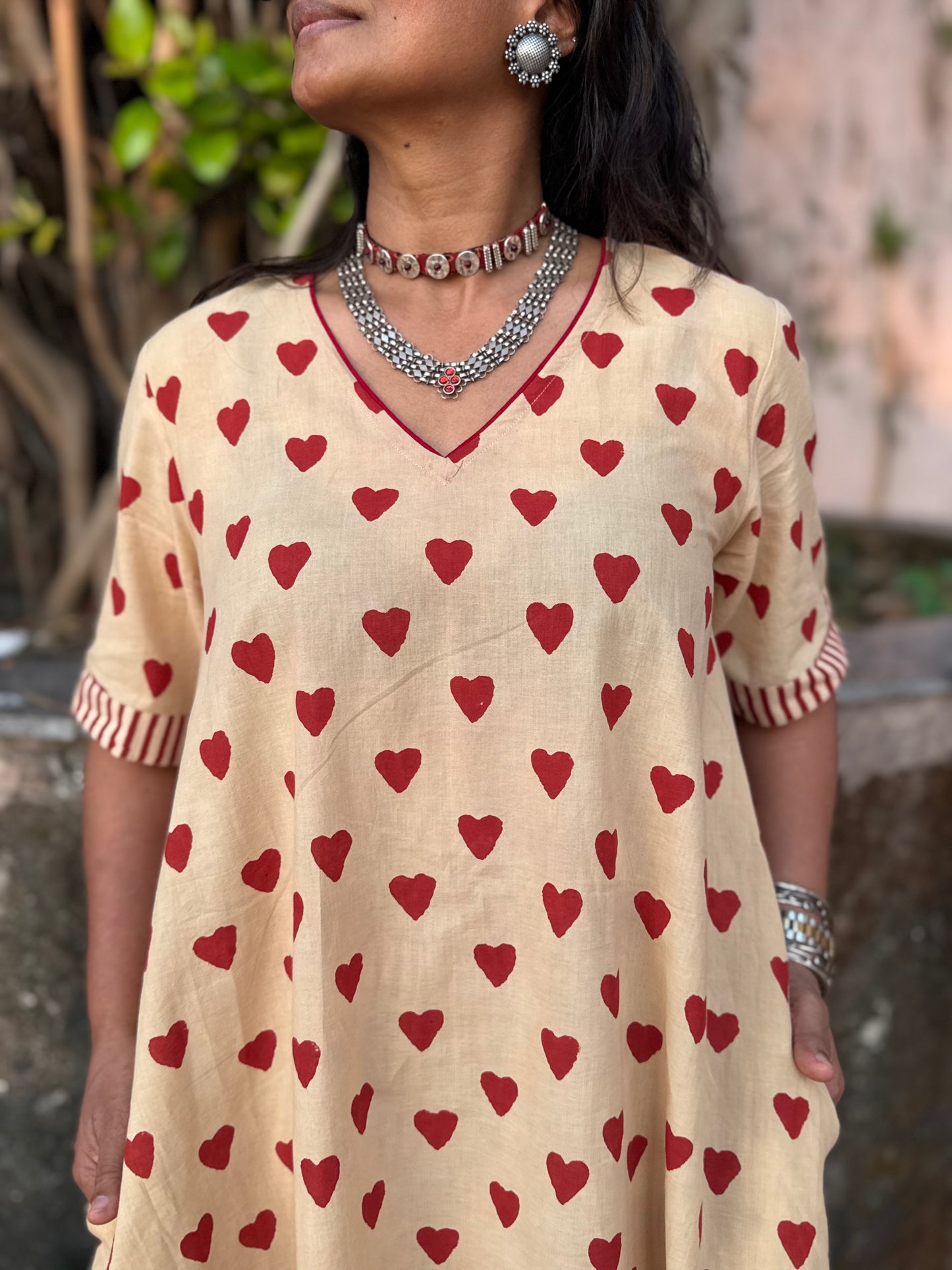 Ruby Cotton Co-ord with Afghani Pants