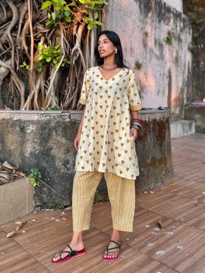 Sunny Cotton Co-ord with Afghani Pants