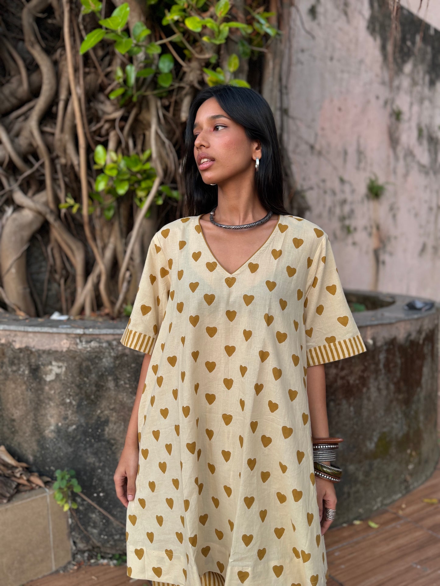 Sunny Cotton Co-ord with Afghani Pants