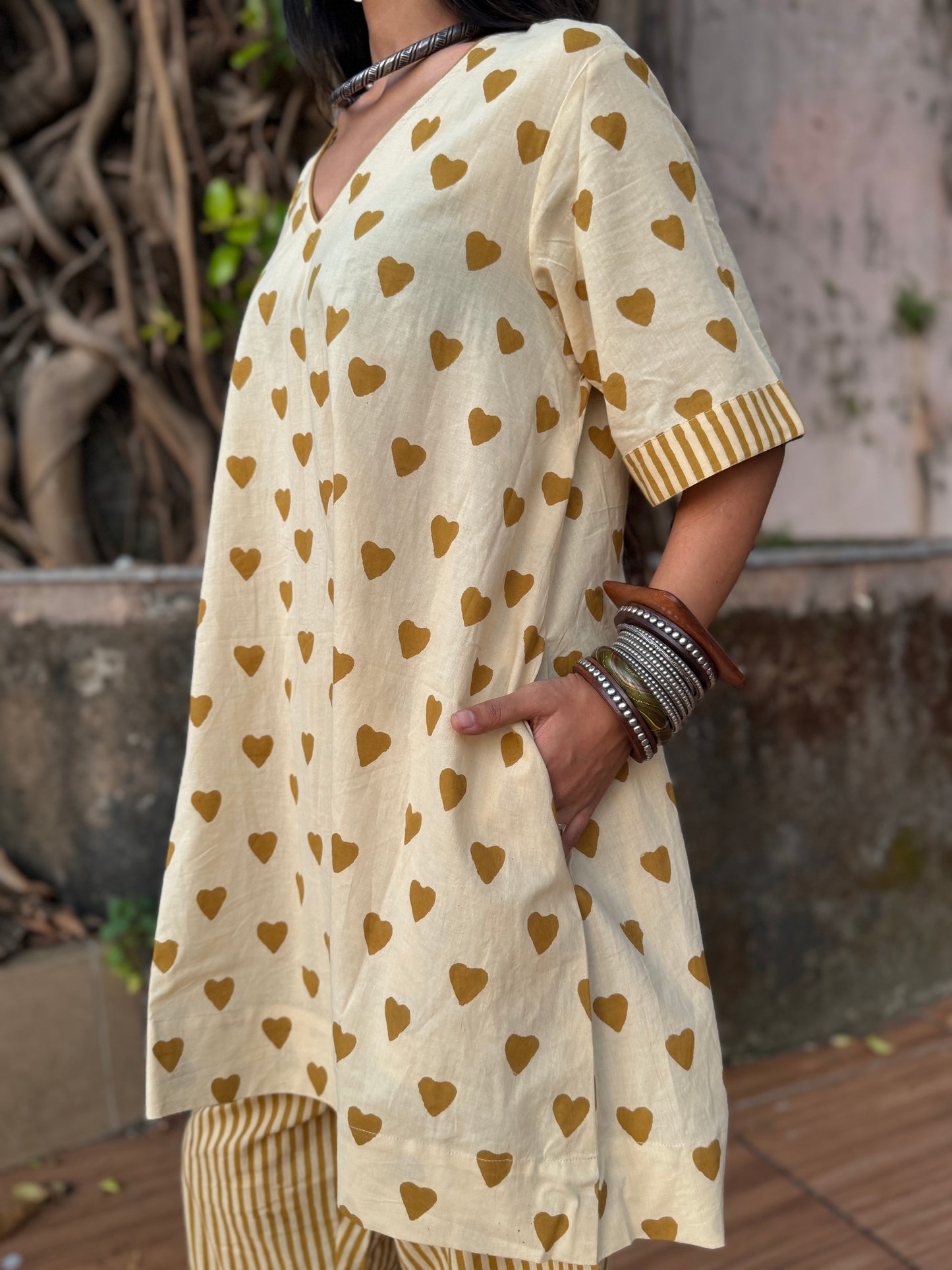 Sunny Cotton Co-ord with Afghani Pants