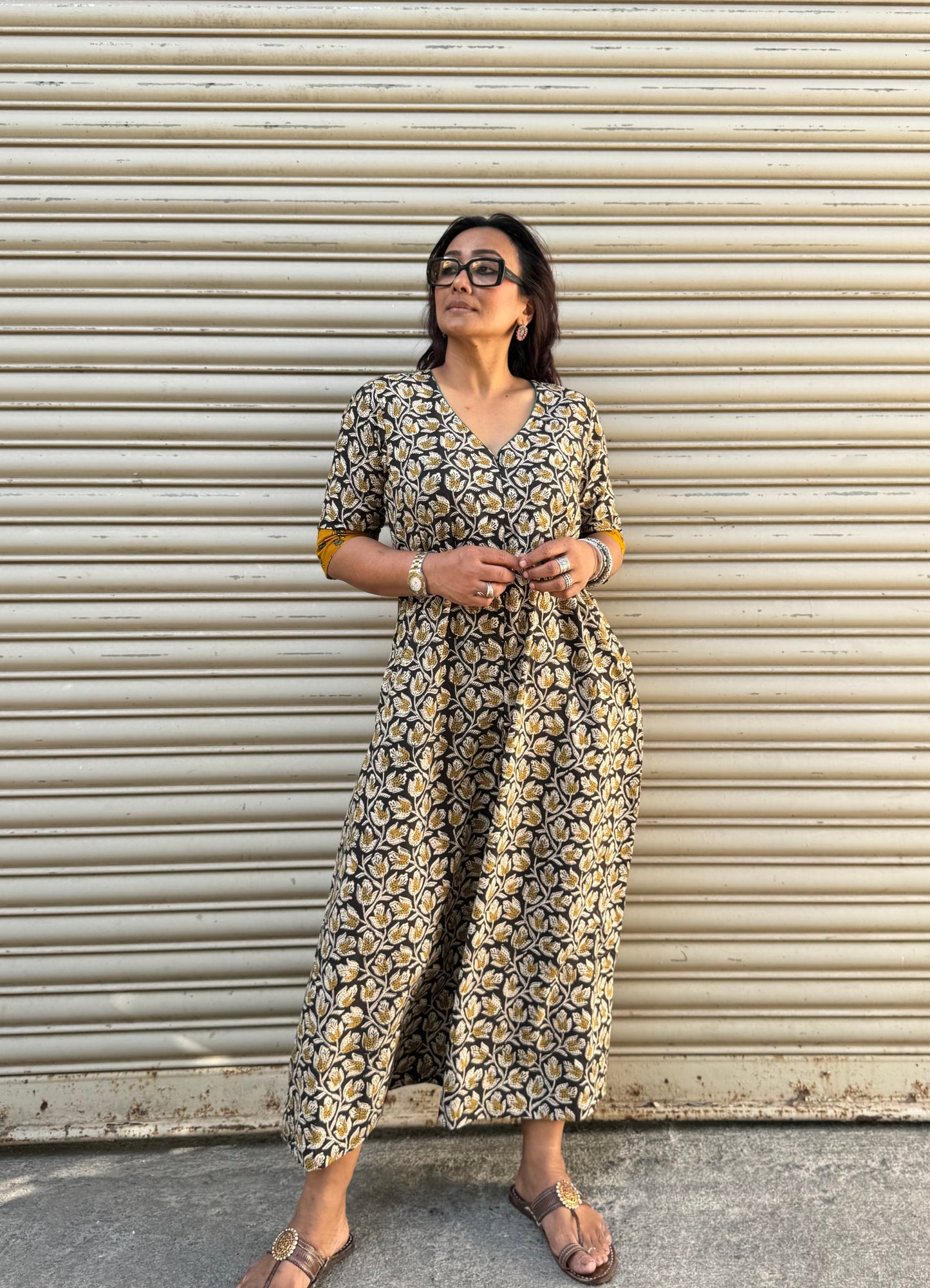 Vine Cotton Jugni Jumpsuit