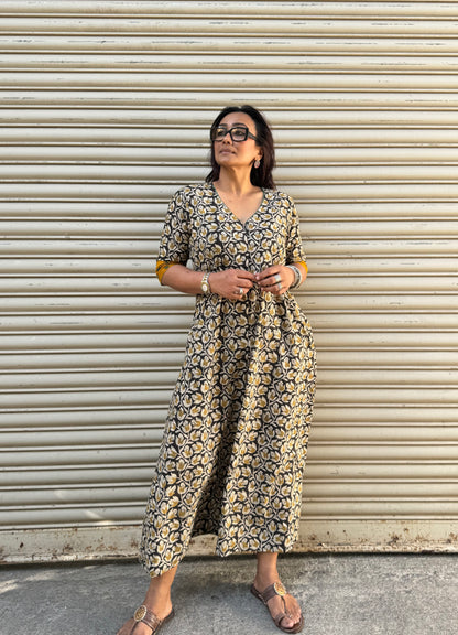Vine Cotton Jugni Jumpsuit