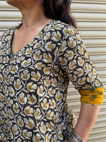 Vine Cotton Jugni Jumpsuit