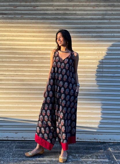 Kaala Ajrakh Suhaani Jumpsuit