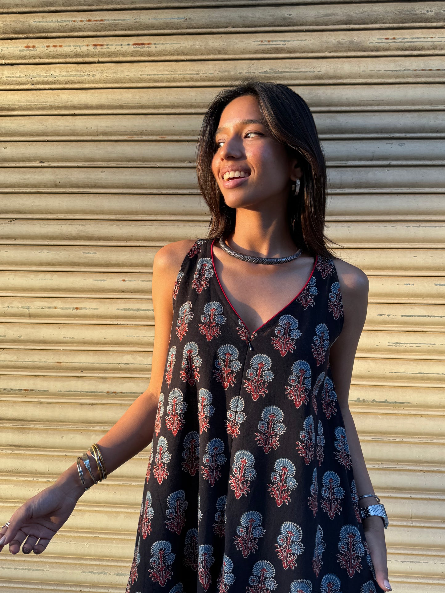 Kaala Ajrakh Suhaani Jumpsuit