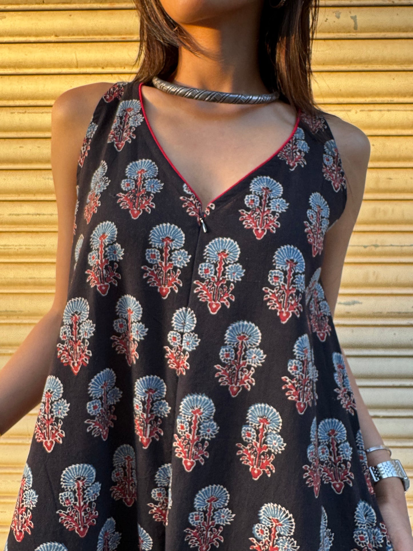 Kaala Ajrakh Suhaani Jumpsuit