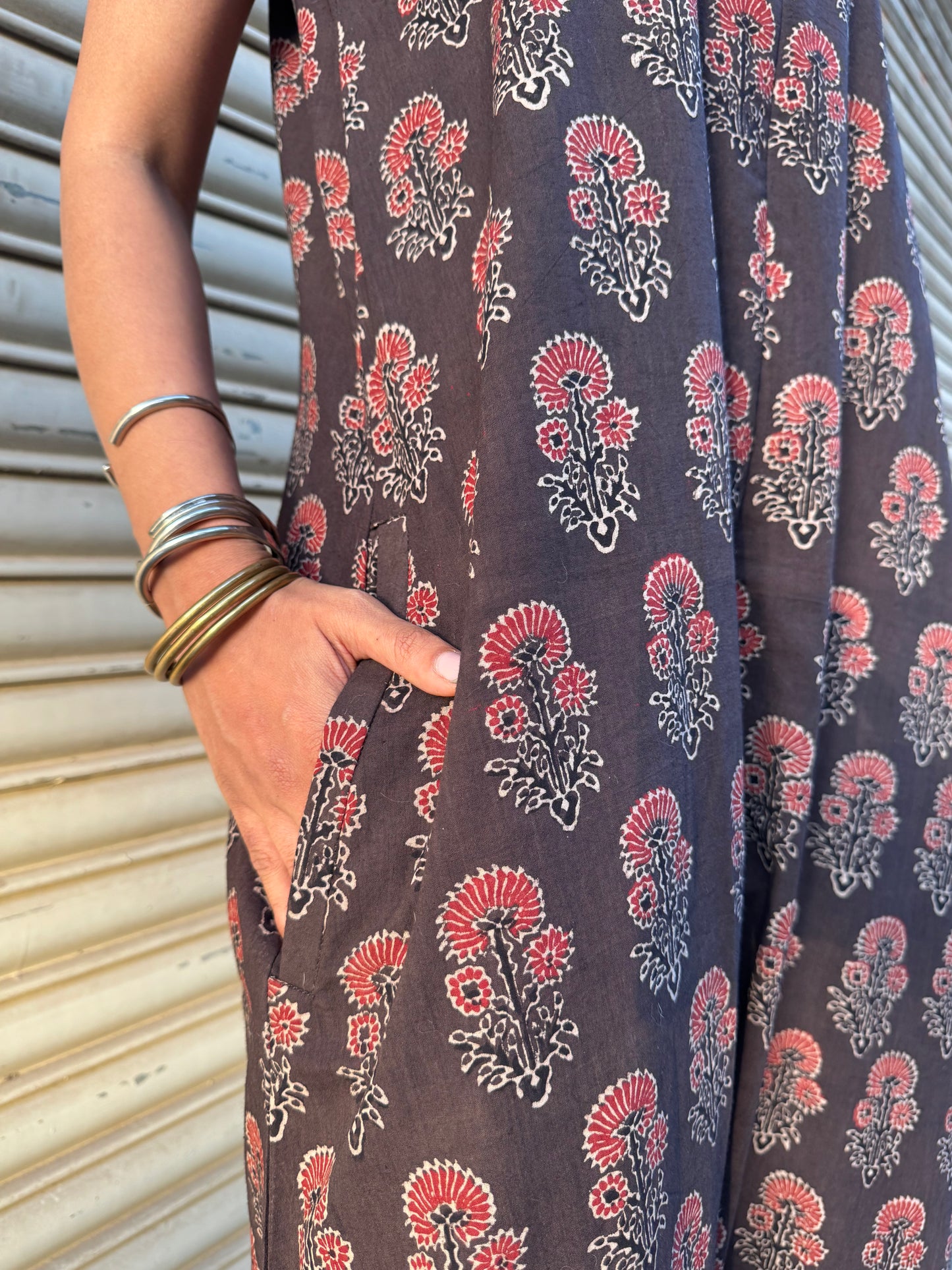 Mocha Ajrakh Suhaani Jumpsuit