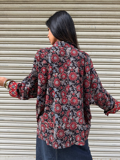 Garden Ajrakh Cotton Shirt