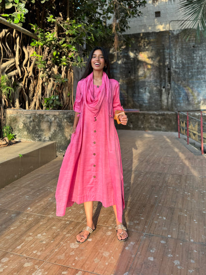 Candy Jhabla dress WITH SCARF