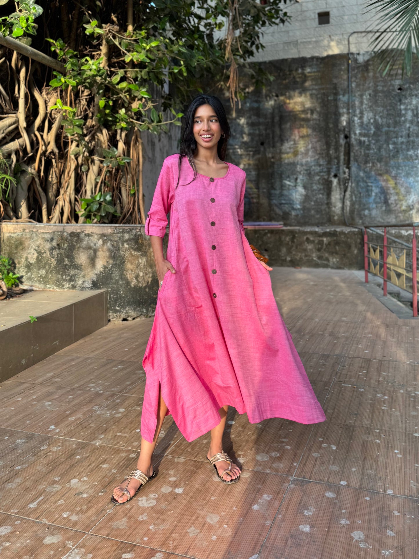 Candy Jhabla dress WITH SCARF