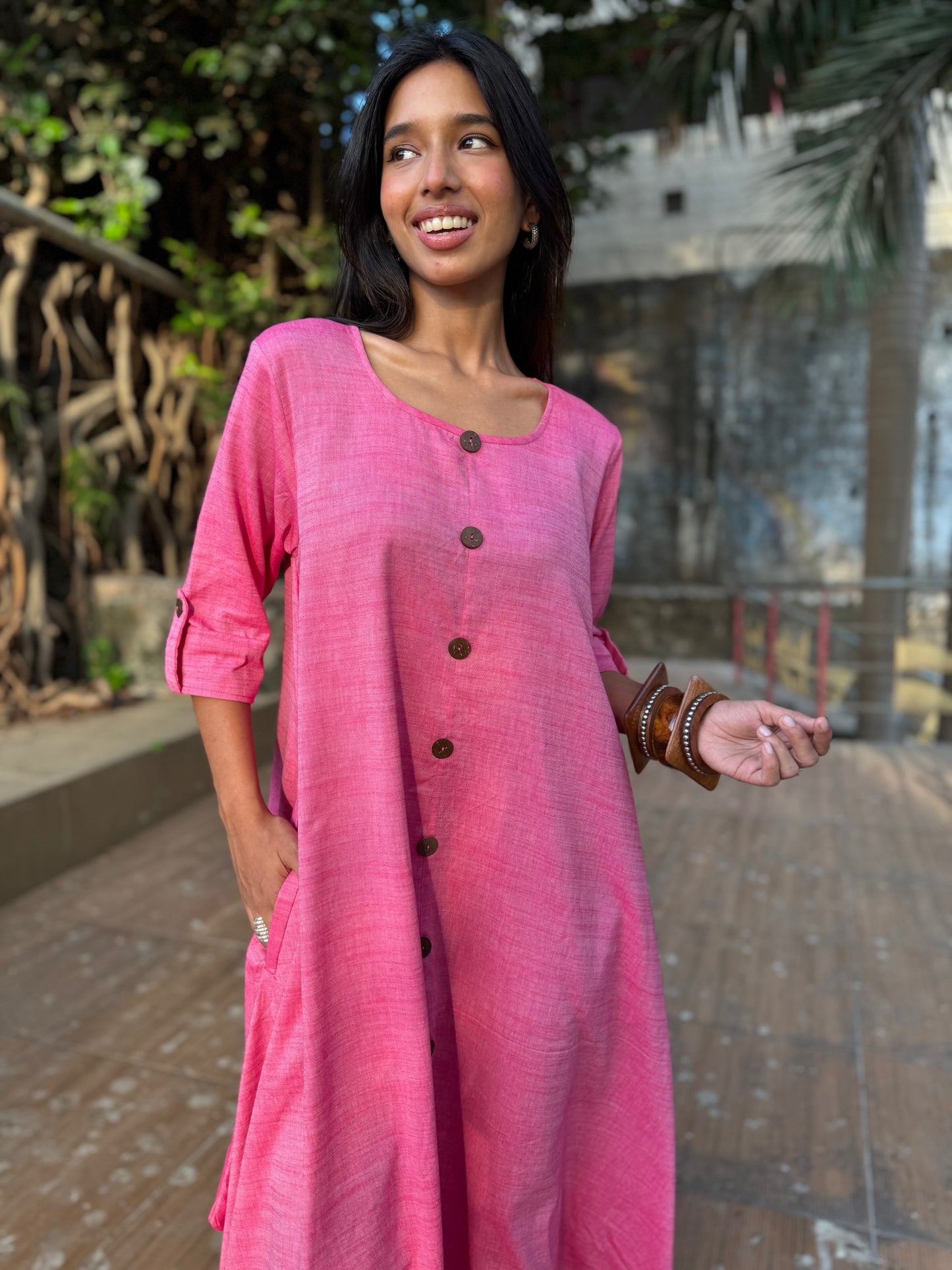 Candy Jhabla dress WITH SCARF