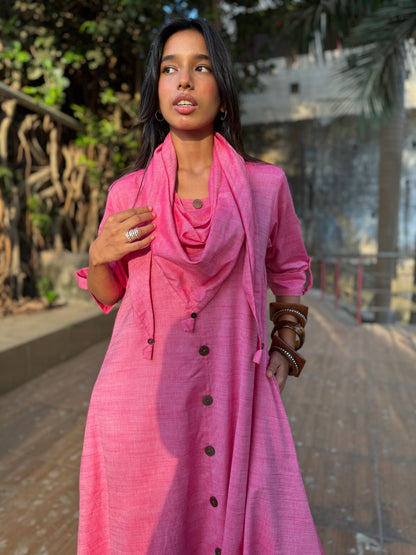 Candy Jhabla dress WITH SCARF
