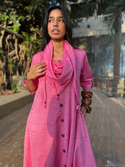 Candy Jhabla dress WITH SCARF