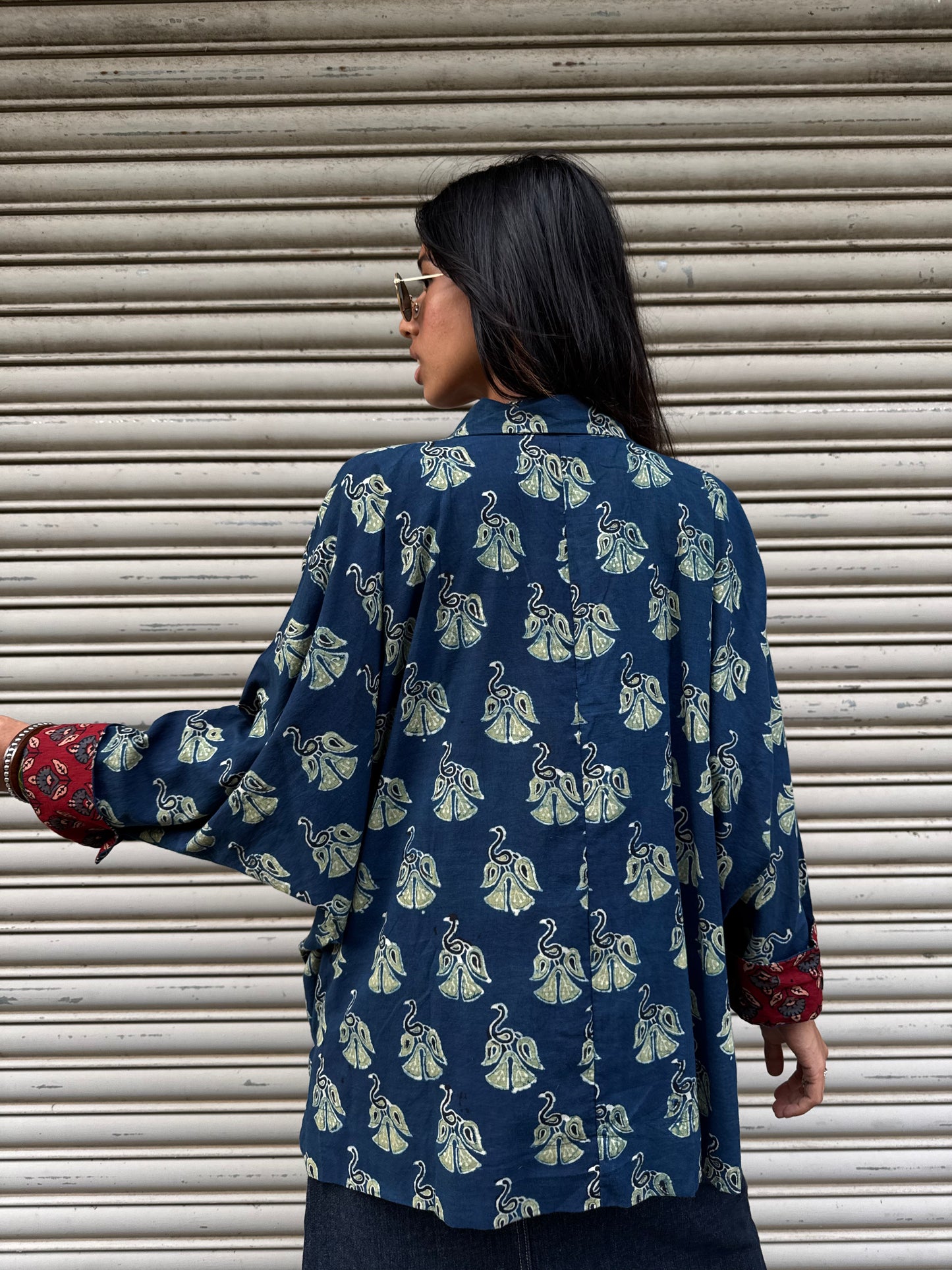 Mor Ajrakh Cotton Shirt