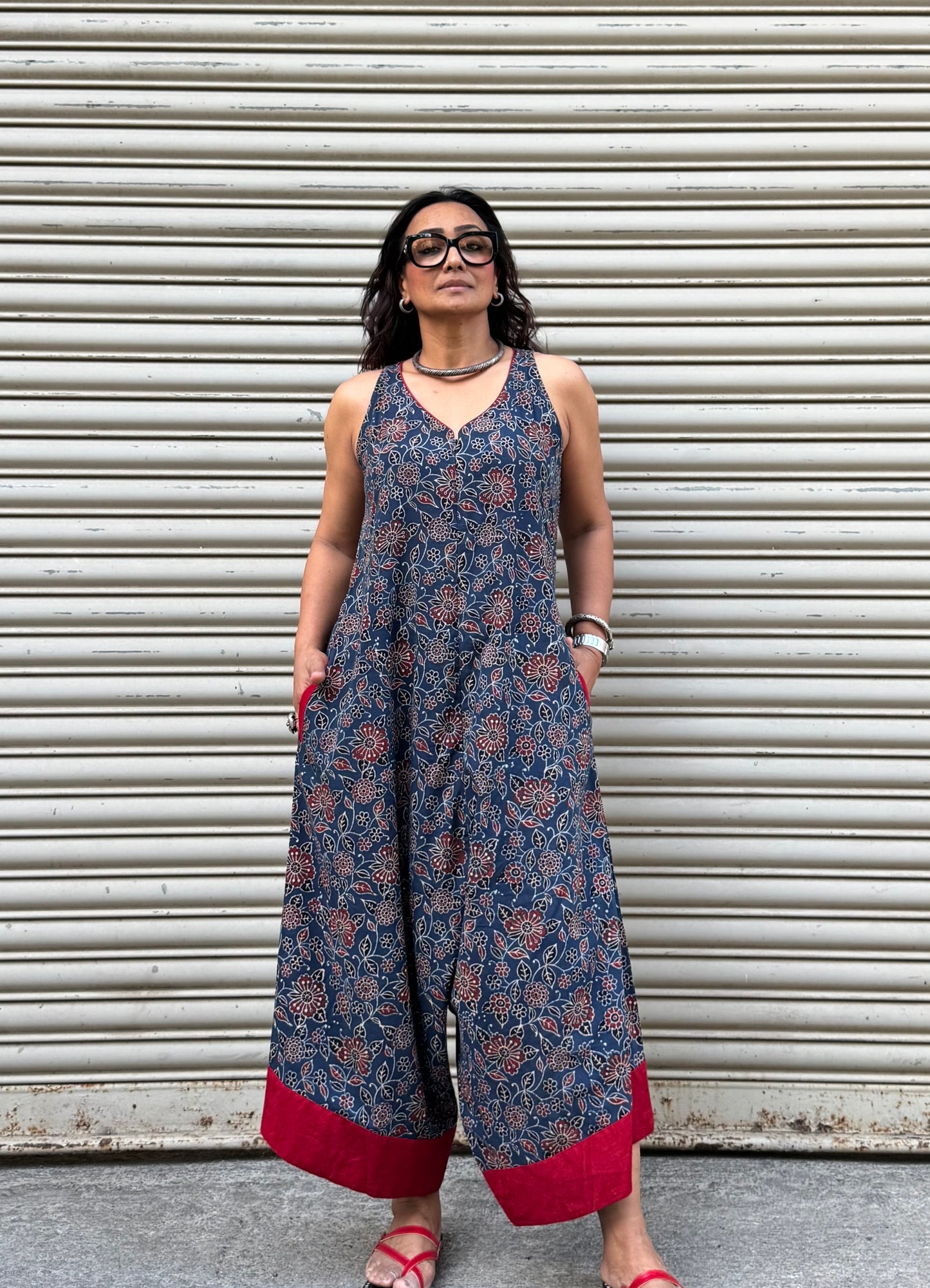 Indigo Ajrakh Suhaani Jumpsuit