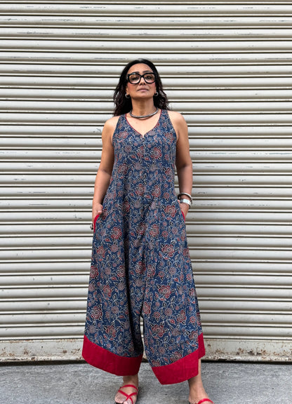 Indigo Ajrakh Suhaani Jumpsuit