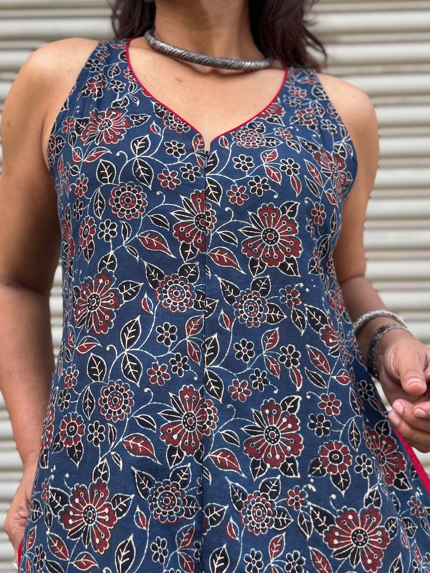 Indigo Ajrakh Suhaani Jumpsuit