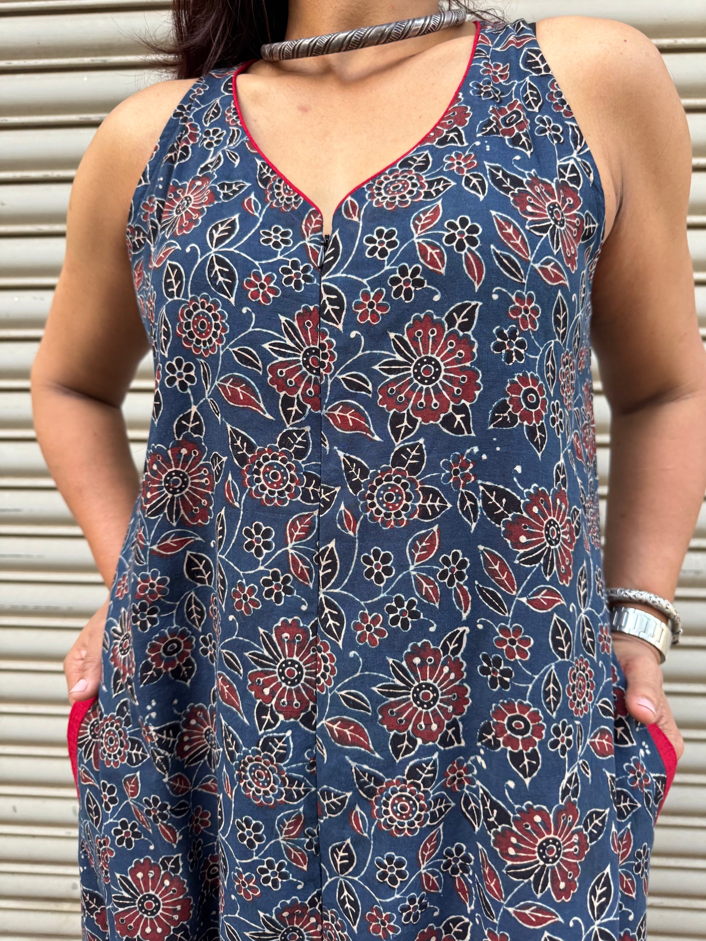 Indigo Ajrakh Suhaani Jumpsuit