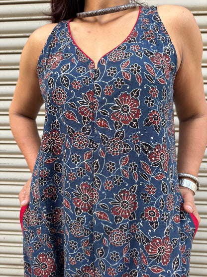 Indigo Ajrakh Suhaani Jumpsuit