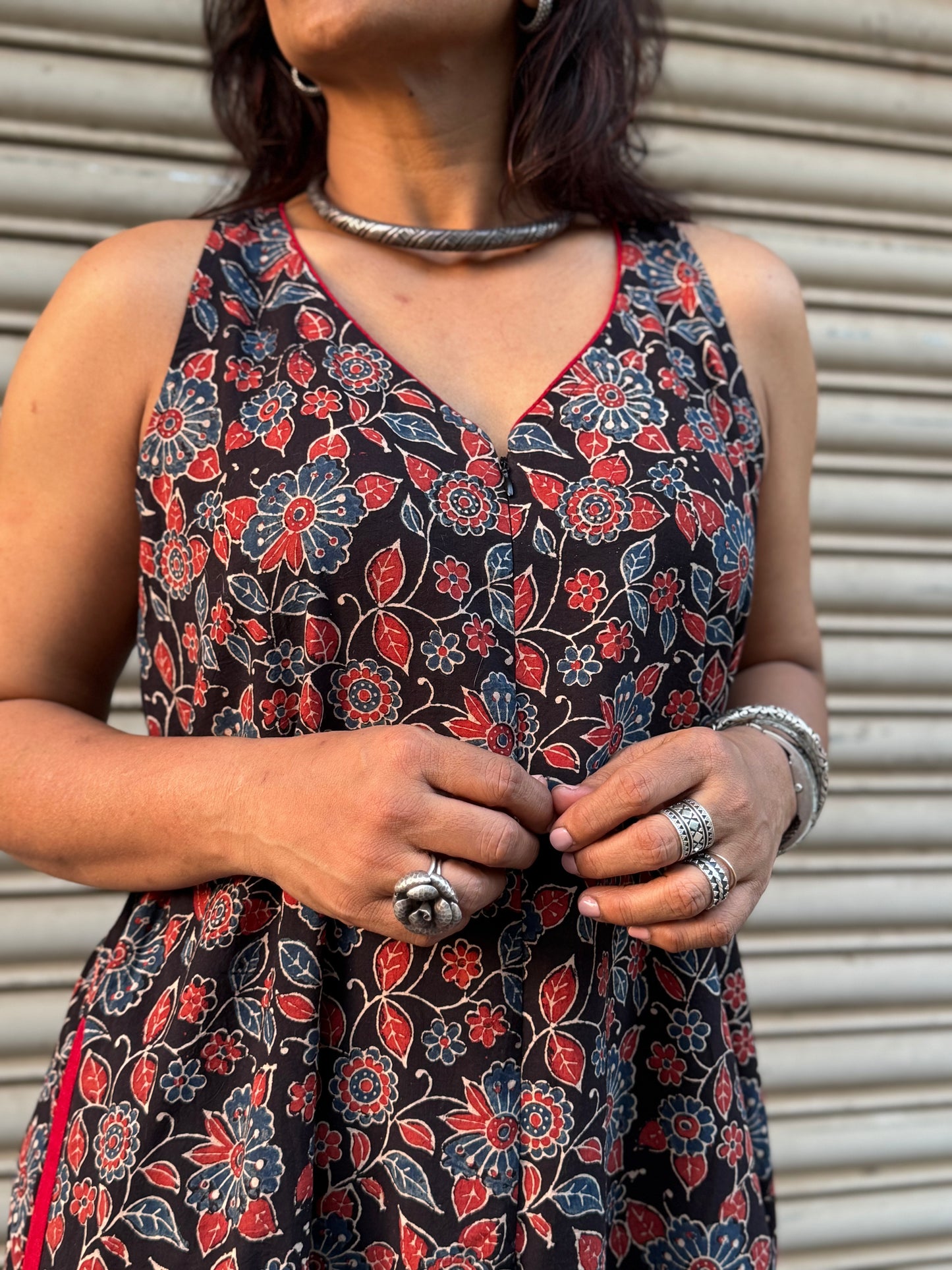 Kaajal Ajrakh Suhaani Jumpsuit (READY TO DISPATCH)
