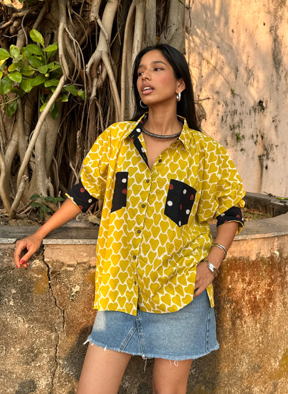 Sunny Heart Cotton Shirt