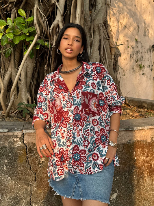Blossom Cotton Shirt