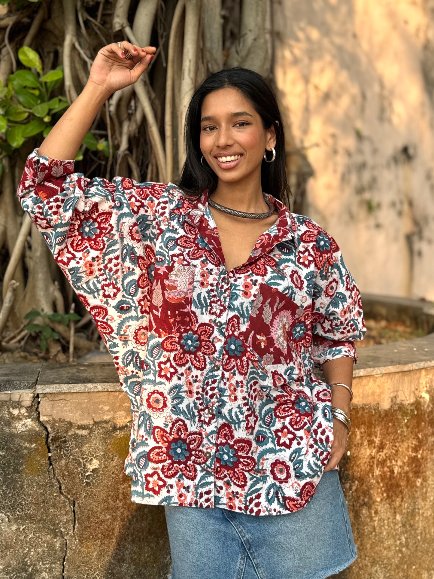 Blossom Cotton Shirt