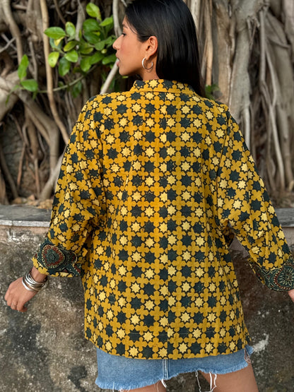 Star Ajrakh Cotton Shirt