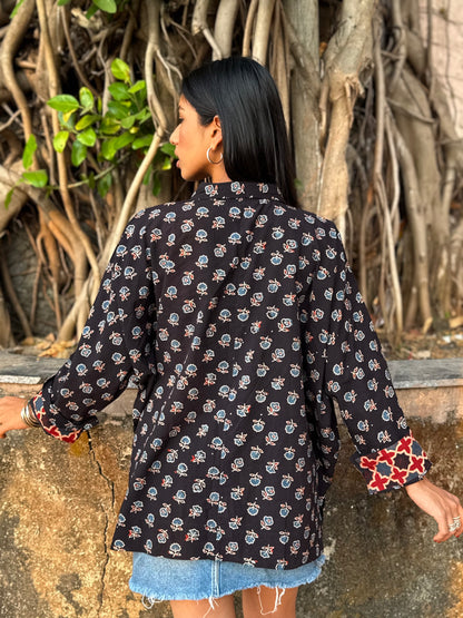 Delilah Ajrakh Cotton Shirt