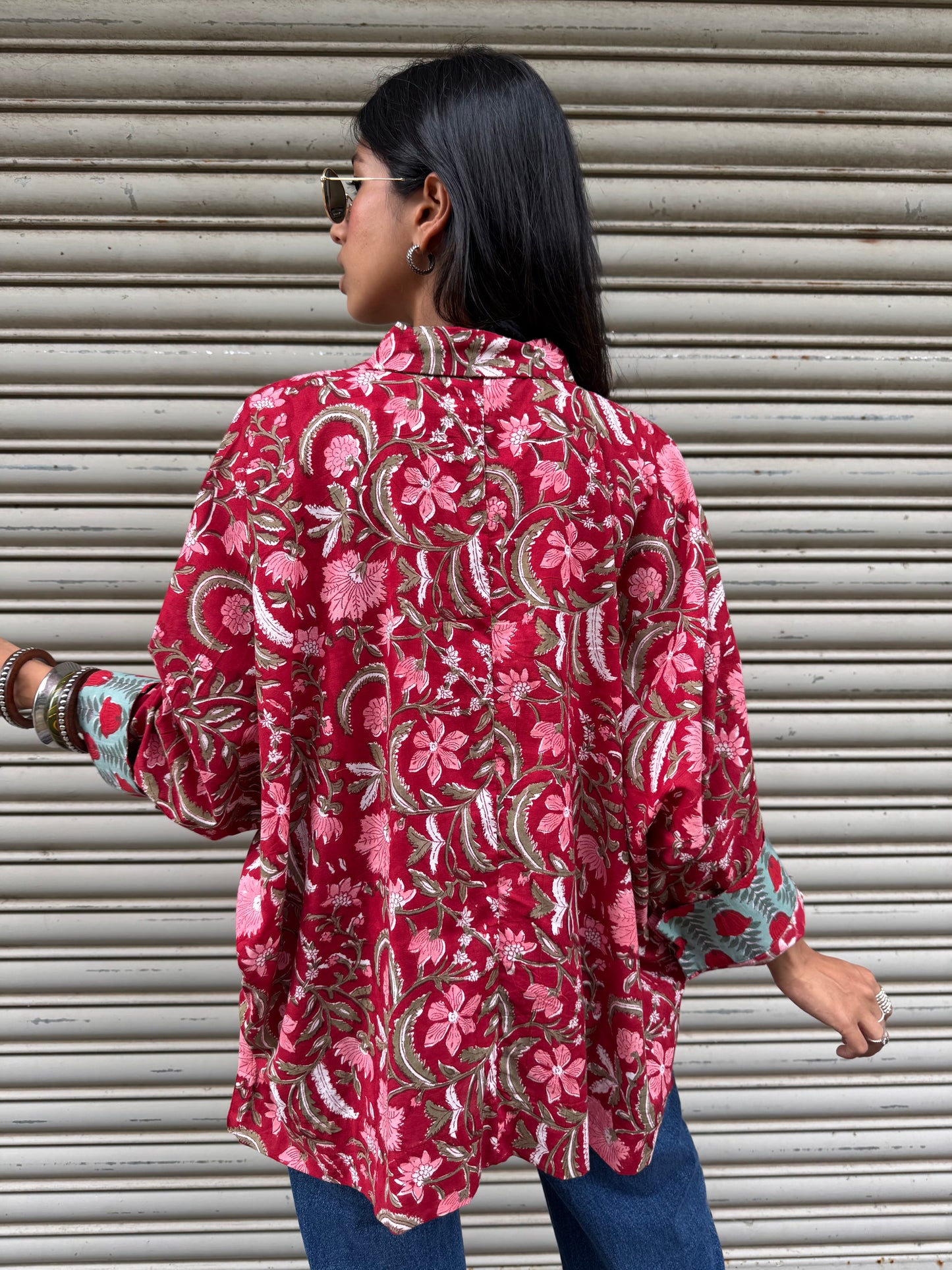 Berry Cotton Shirt