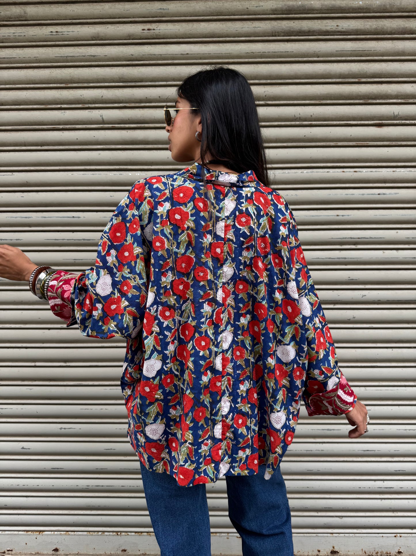 Tangerine Cotton Shirt