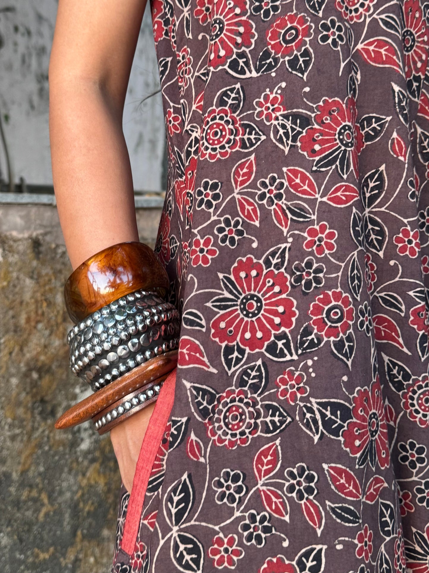 Chocolate Ajrakh Suhaani Jumpsuit