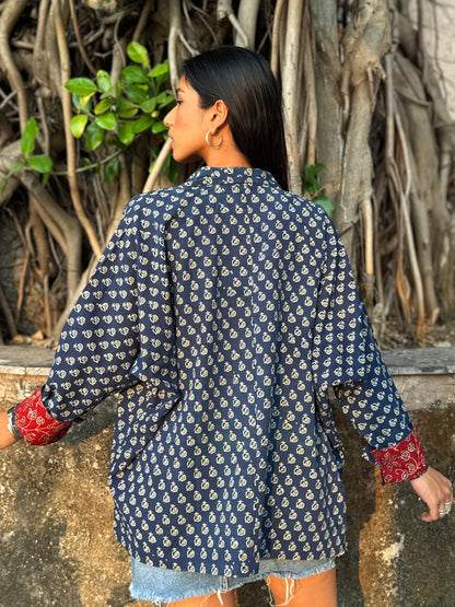 Aster Ajrakh Cotton Shirt